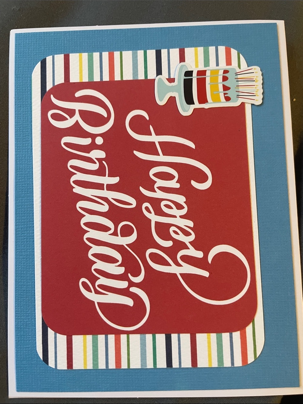 10 Handmade Multi-Color Birthday Card Set - Assorted Designs - Picture 9 of 16